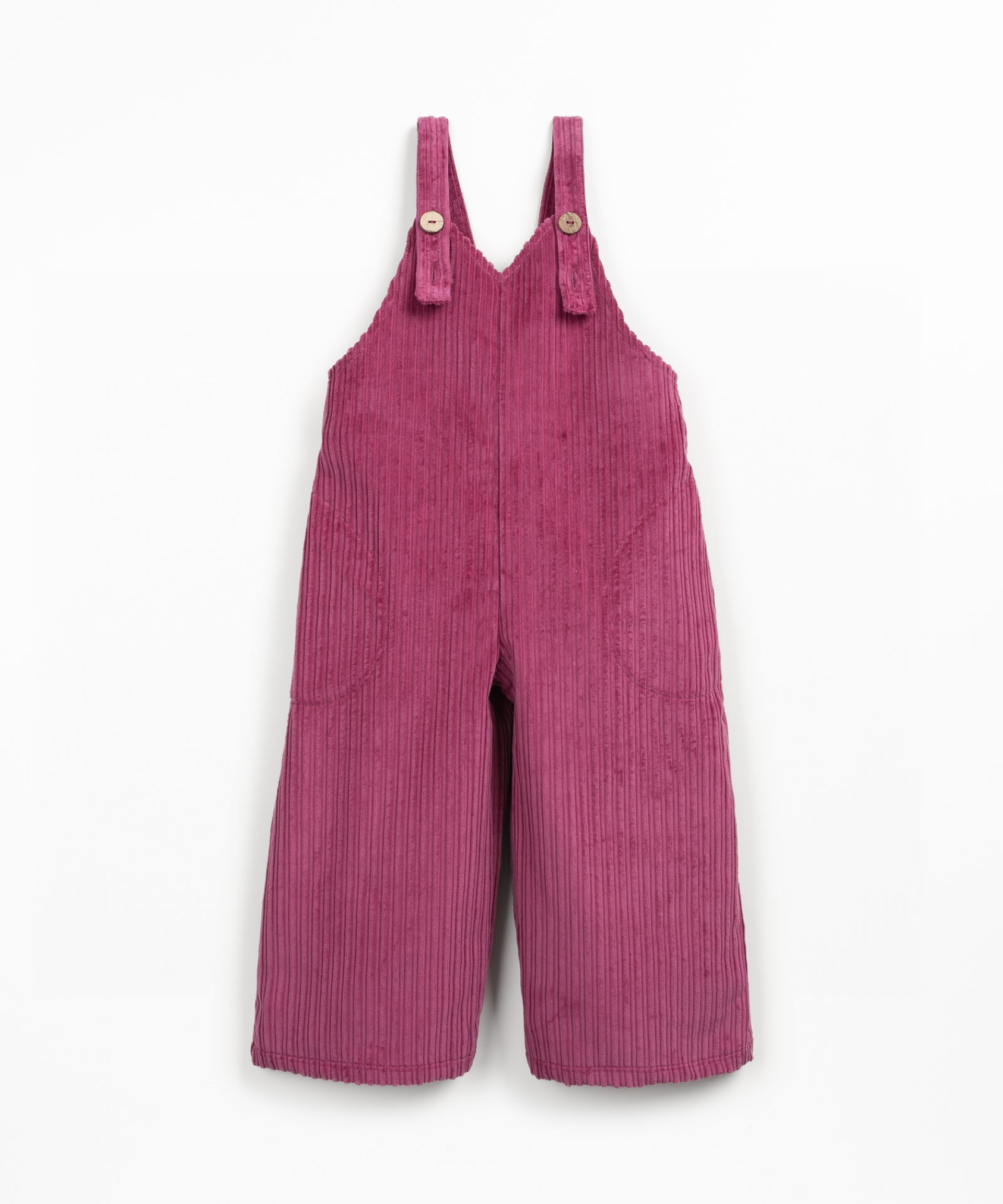 Corduroy jumpsuit with pockets
