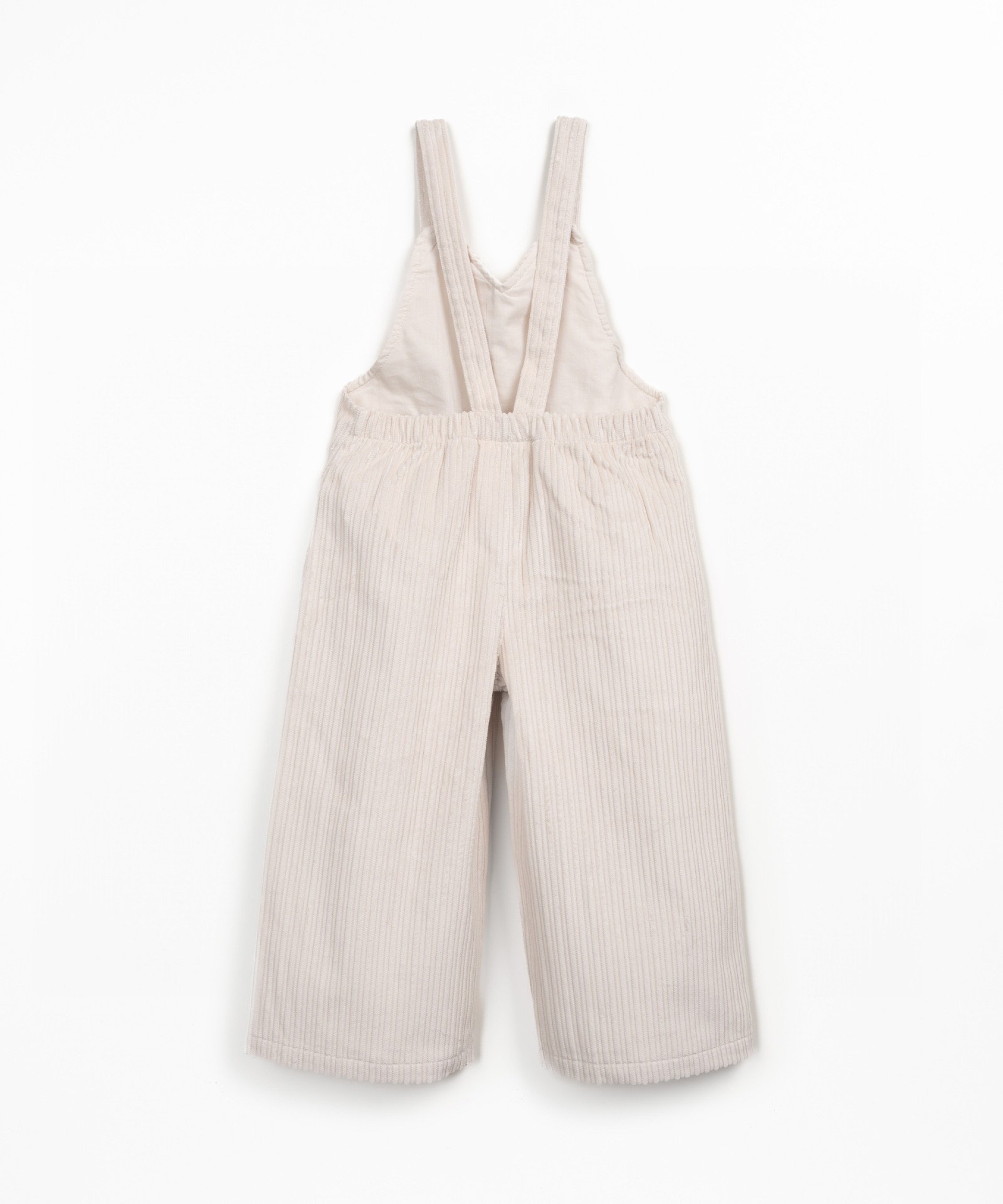 Corduroy dungarees with pockets