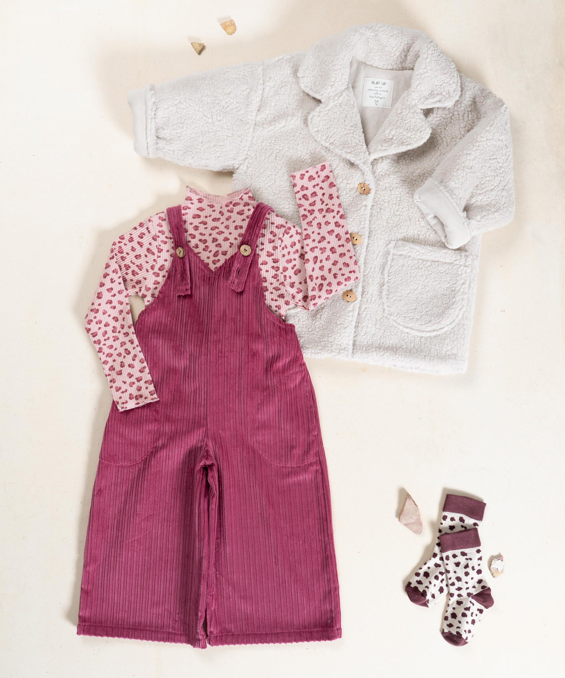 Corduroy jumpsuit with pockets