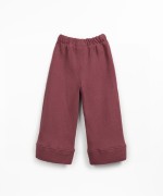 Pantalones de punto con cintura elstica