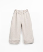 Pantalones de punto con cintura elstica