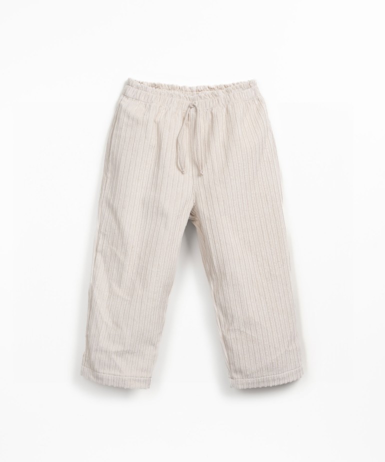 Pantaln de pana en mezcla de fibras