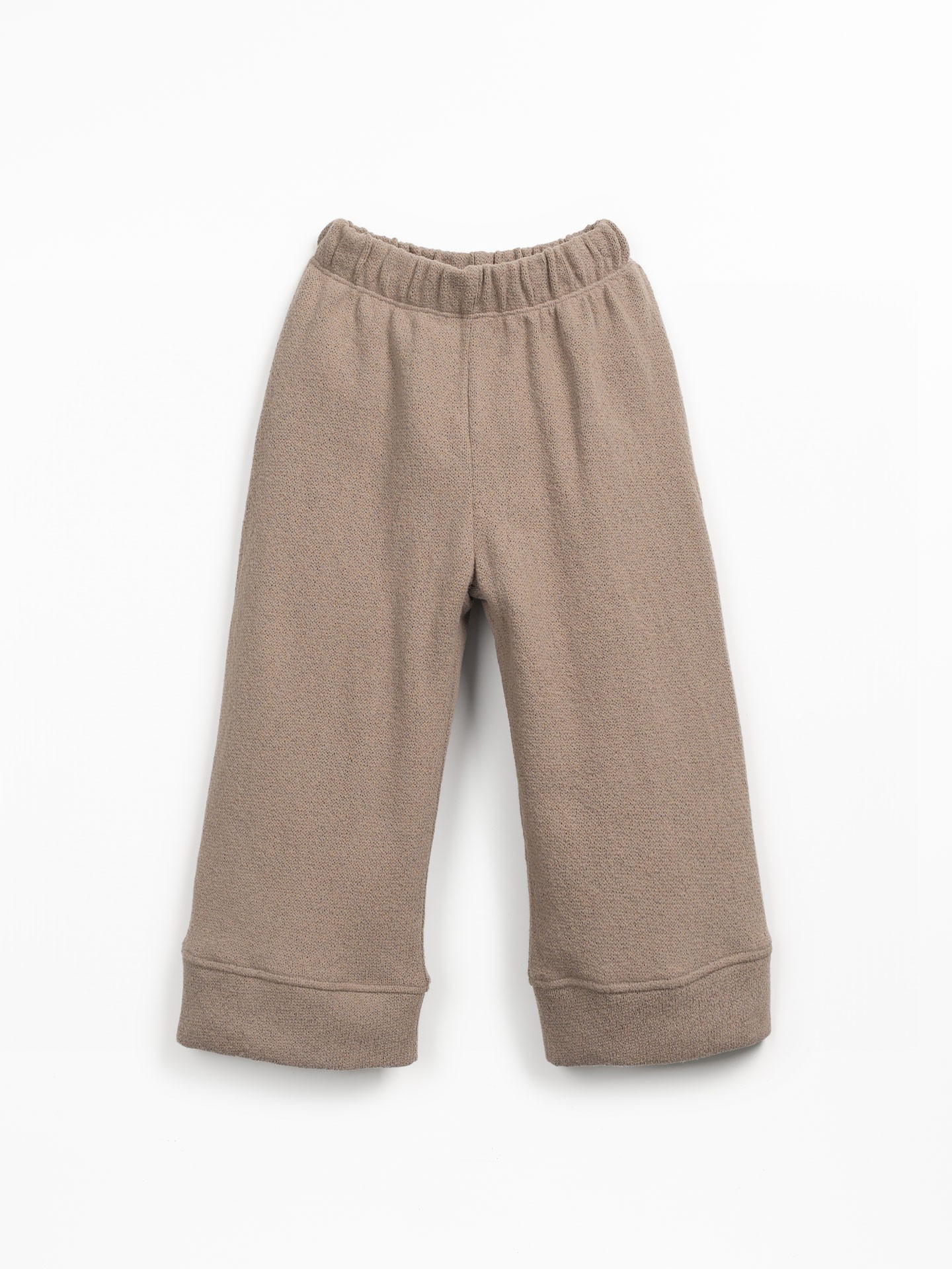 Pantaloni in maglia con miscela di fibre