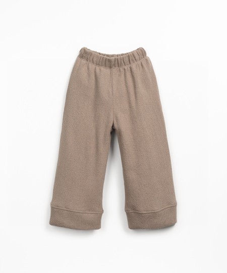 Pantaloni in maglia con miscela di fibre