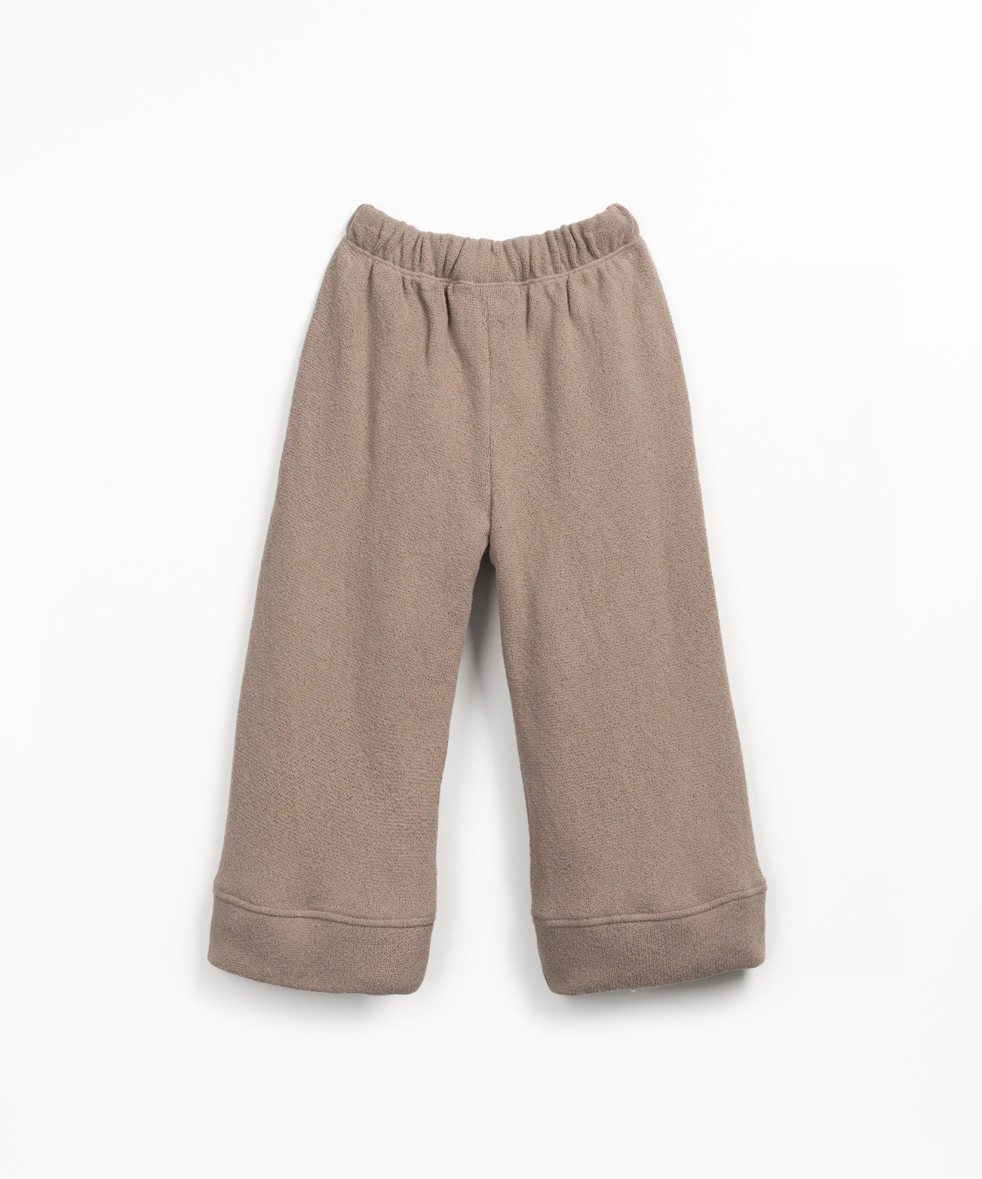 Pantalones de punto con cintura elstica