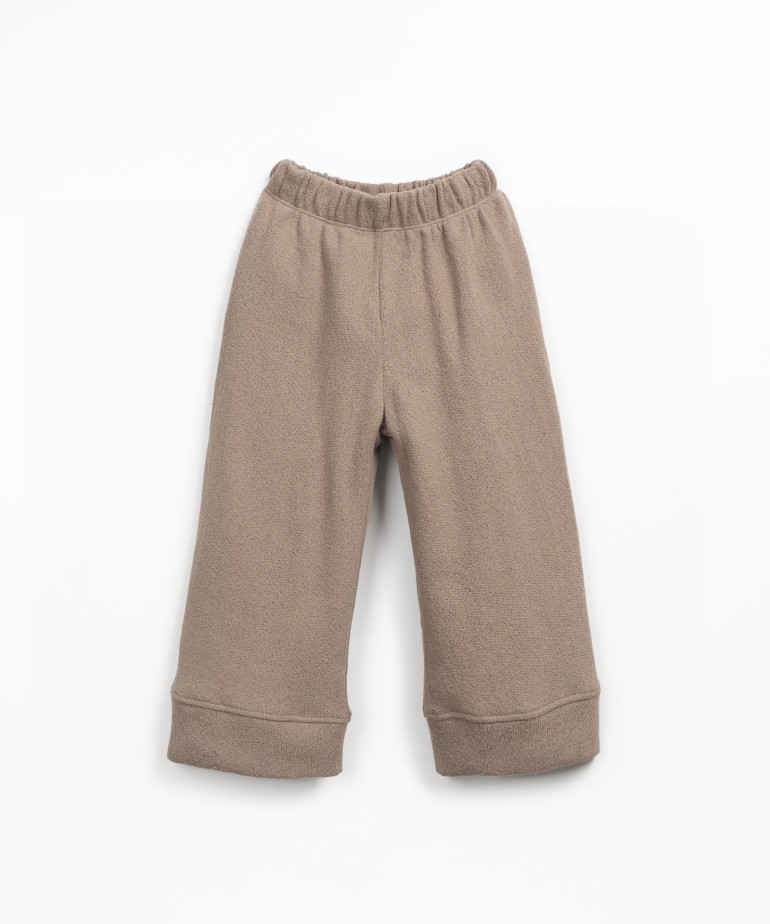 Pantaln de punto con mezcla de fibras