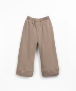 Pantalones de punto con cintura elstica