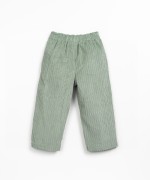 Pantalones de pana con mezcla de algodn y algodn reciclado