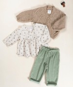 Pantalones de pana con mezcla de algodn y algodn reciclado