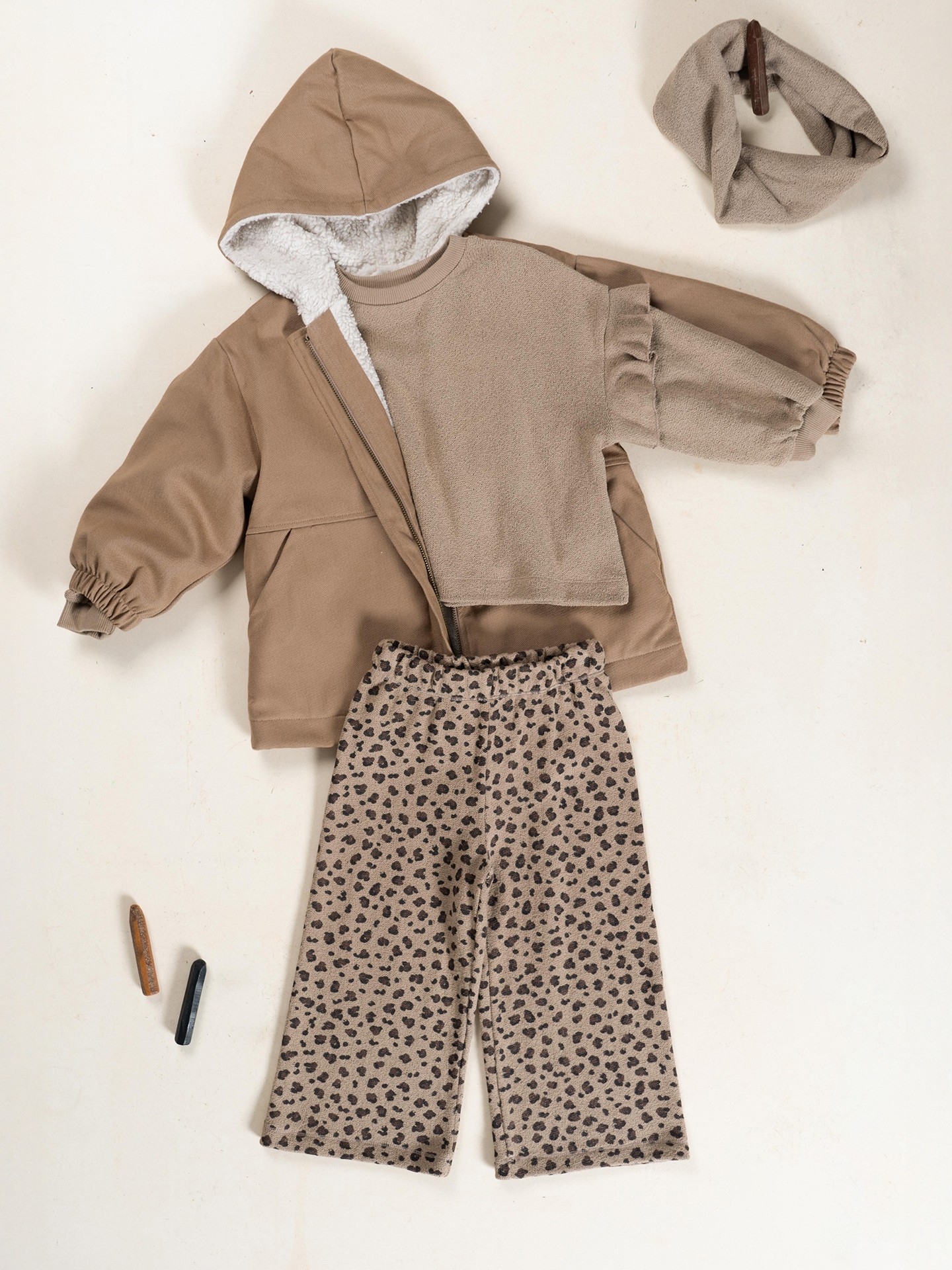 Pantalon en maille imprim?