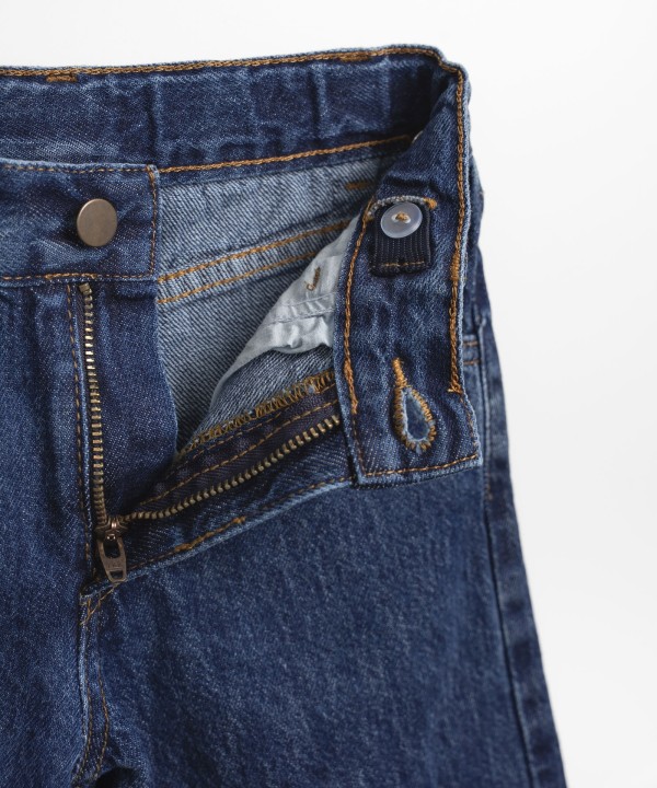 Cotton denim trousers