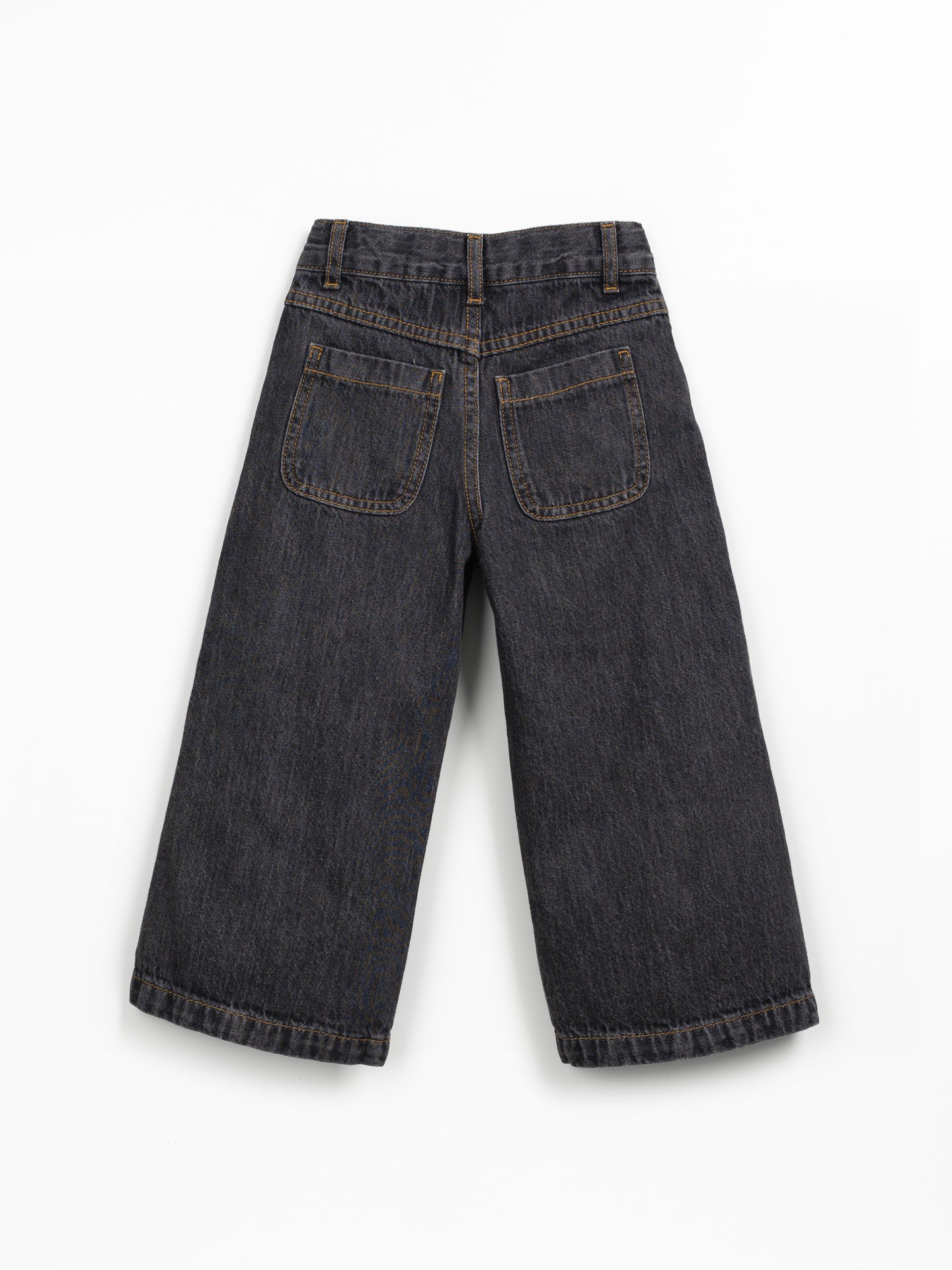 Calça de ganga em algodão