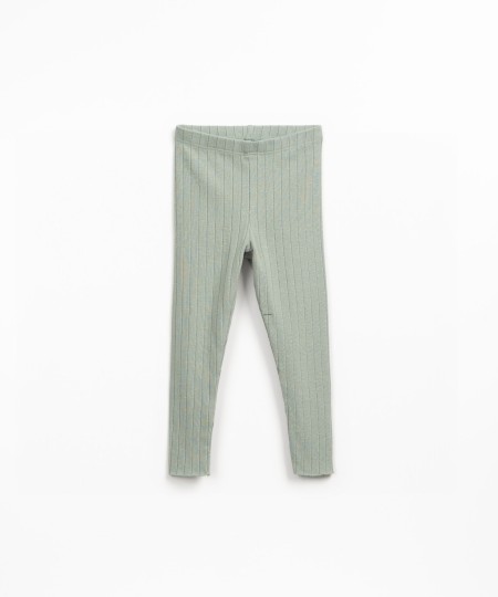 Leggings en maille c�tel�e