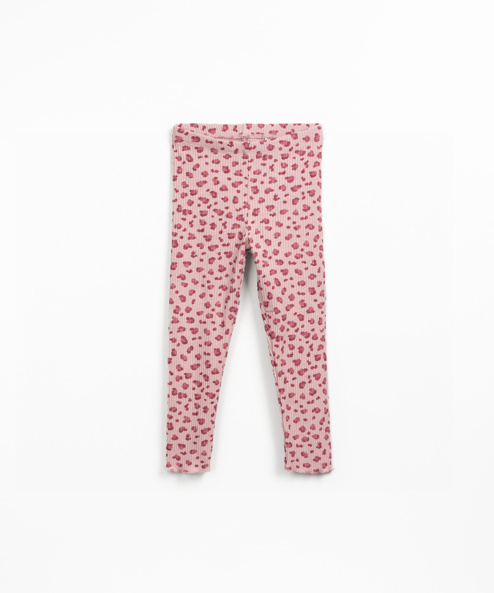PRINTED RIB FLAMÉ LEGGINGS