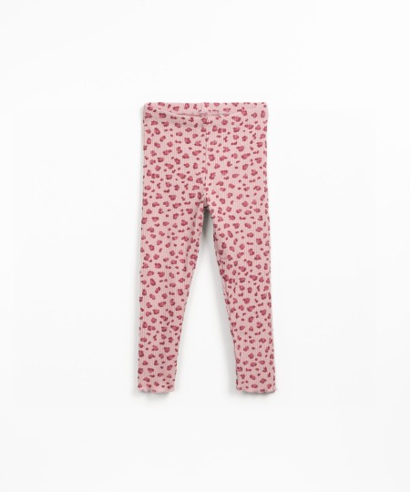 Leggings with animal print