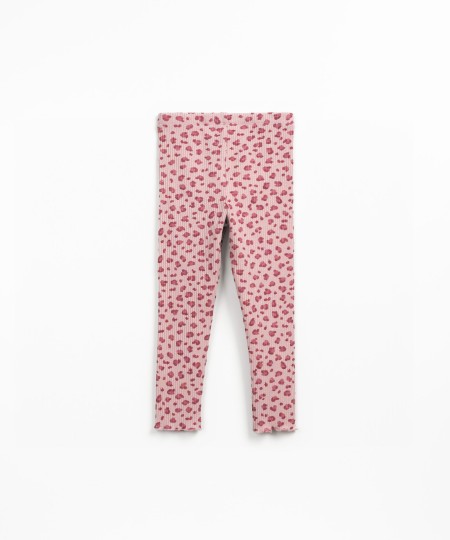 Leggings con stampa animalier