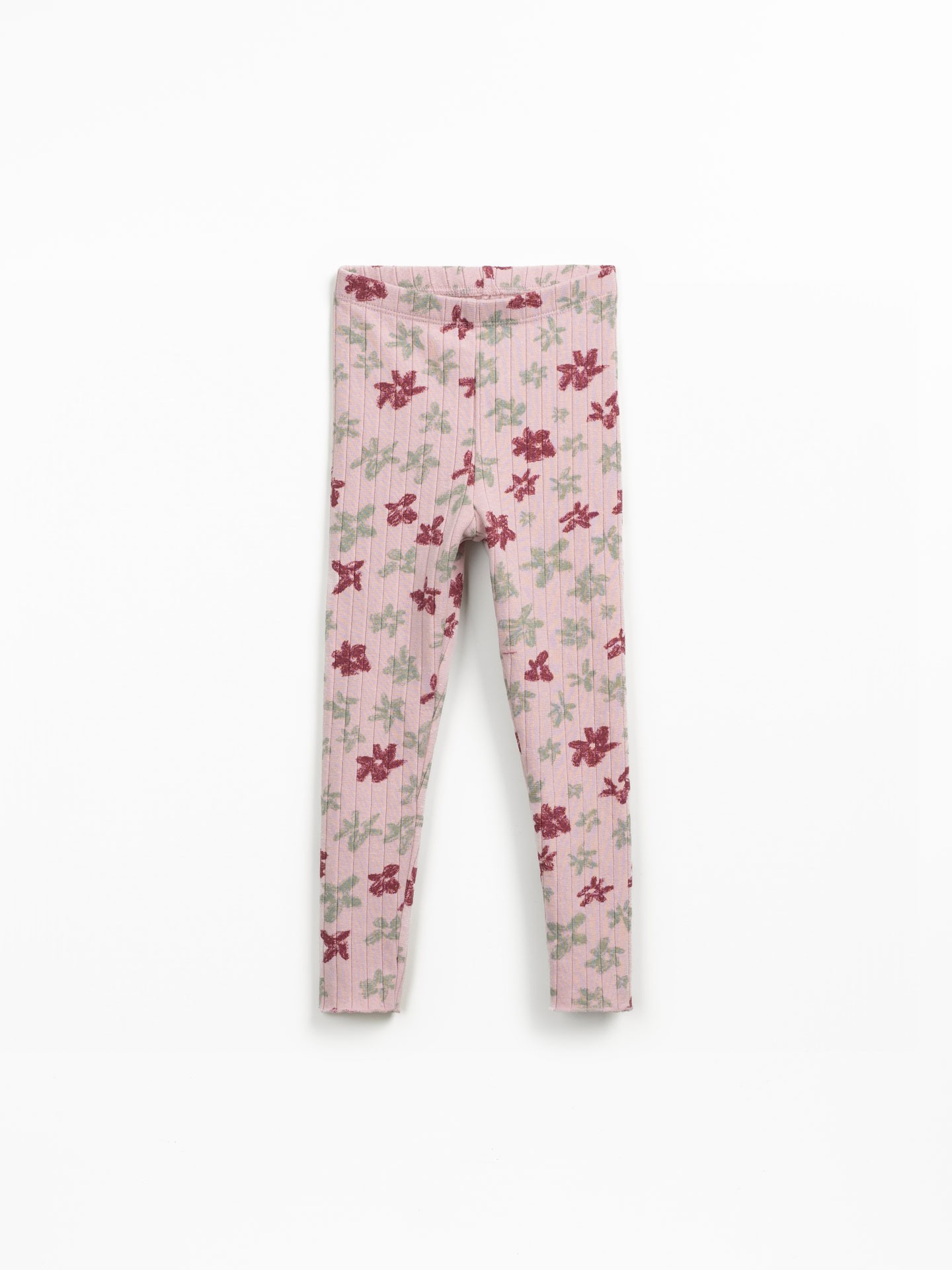 Leggings de punto con mezcla de fibras