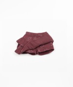 Gonna pantaloncino con stampa