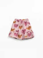 Skirt with heart print