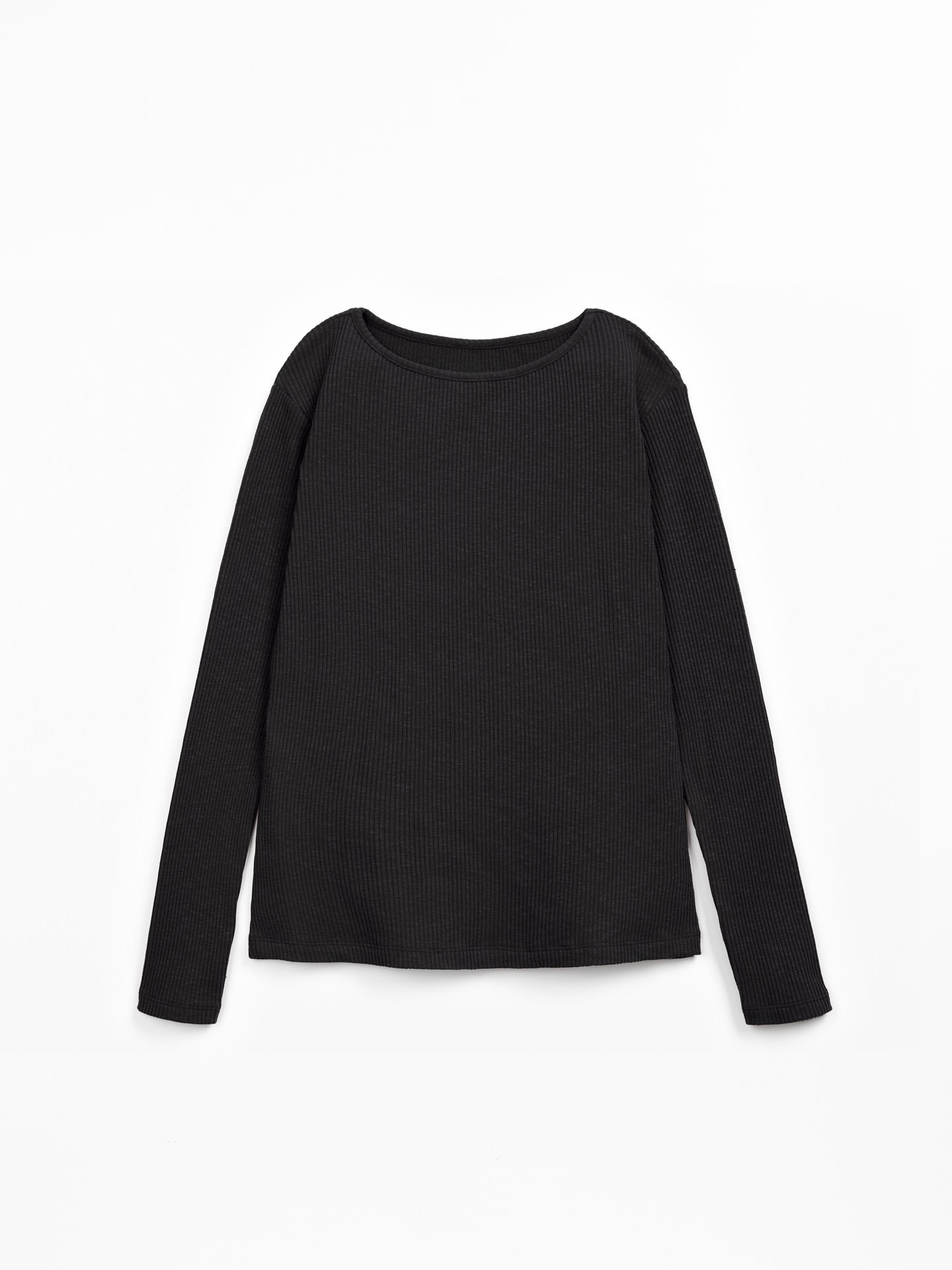 Camiseta de punto con fibras naturales