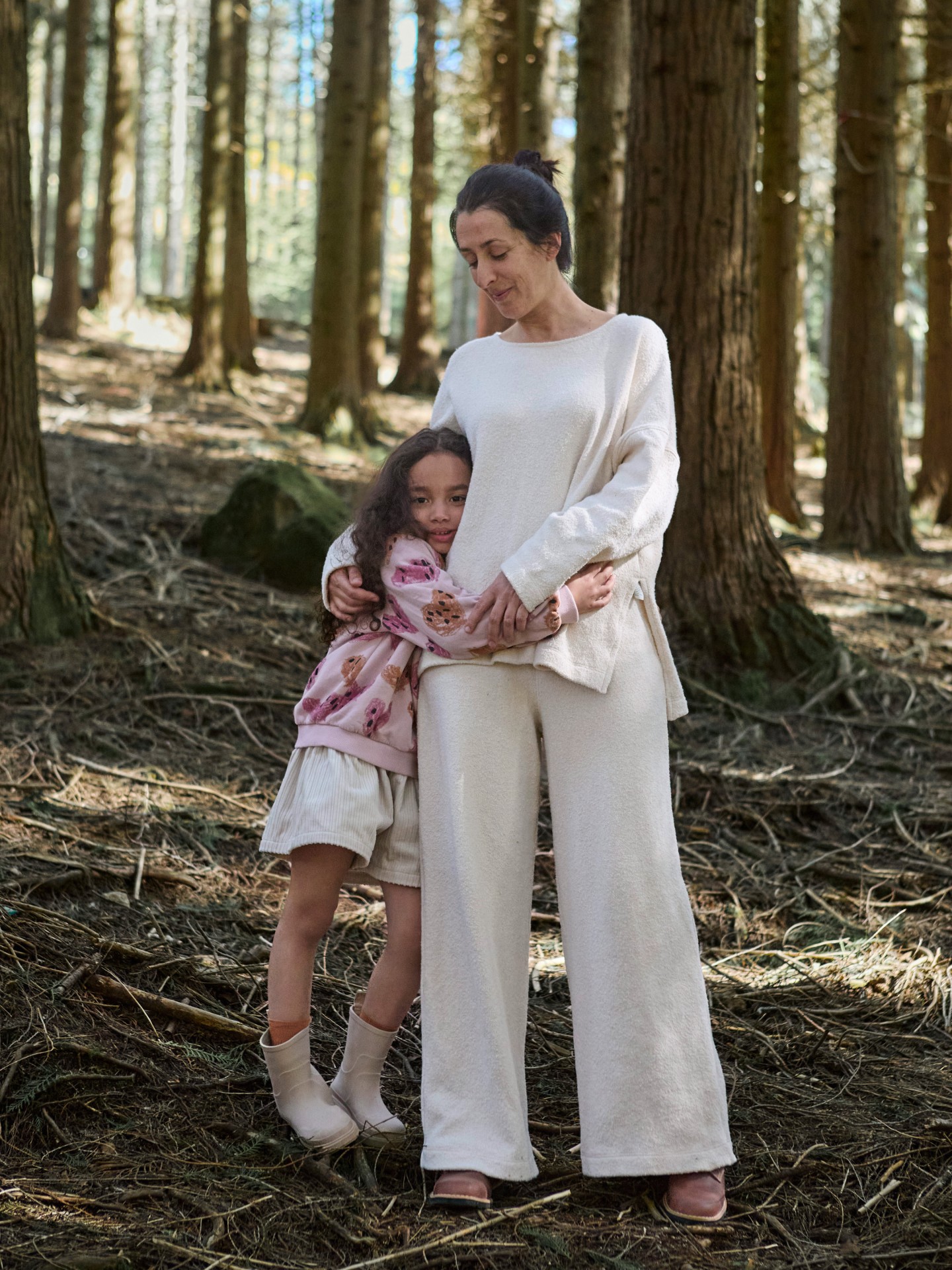 T-shirt in maglia con misto cotone biologico e cotone rigenerativo