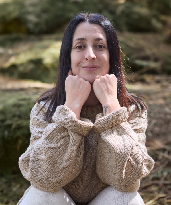 Knitted tricot sweater