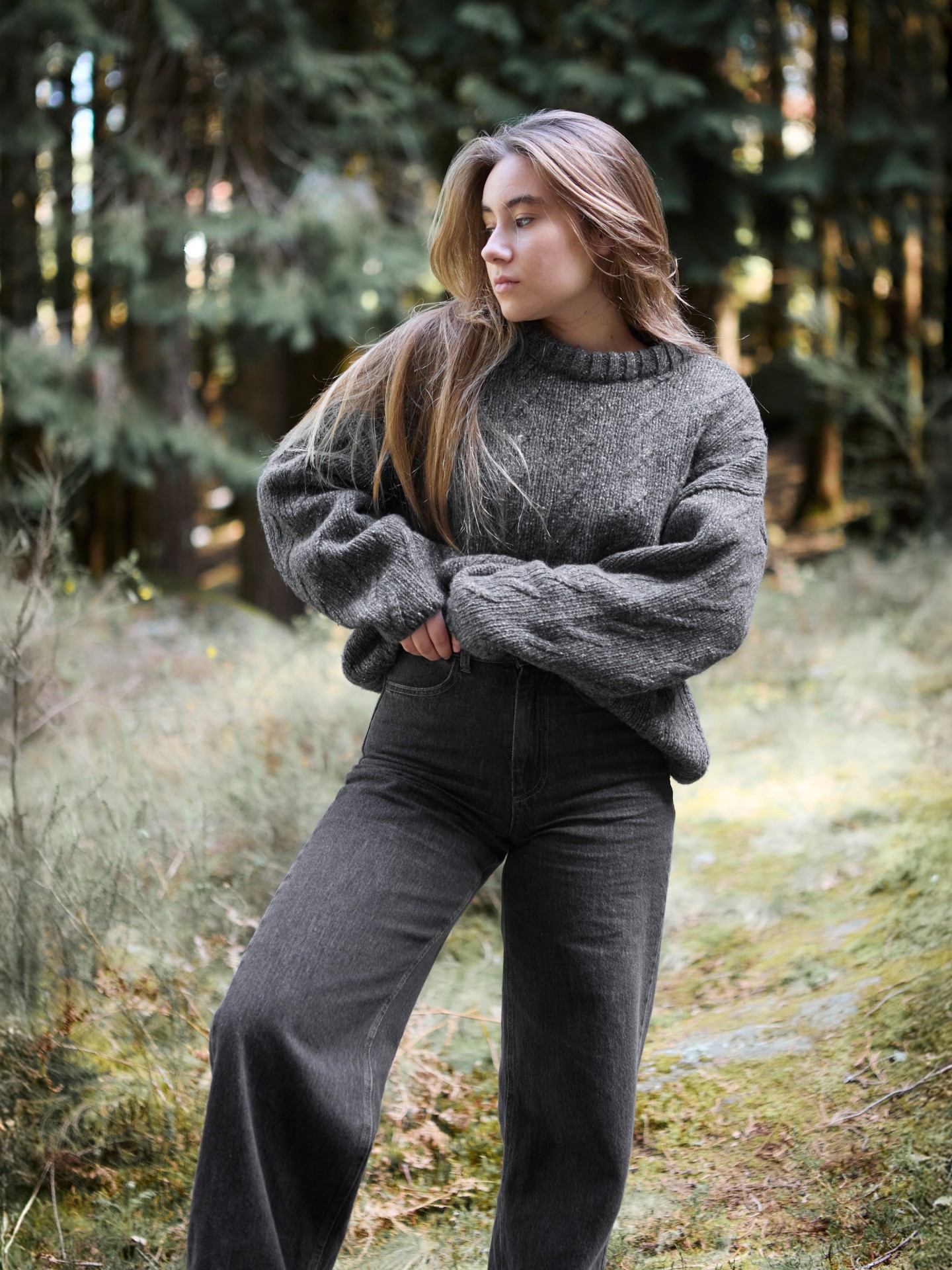 Pull en maille tricot