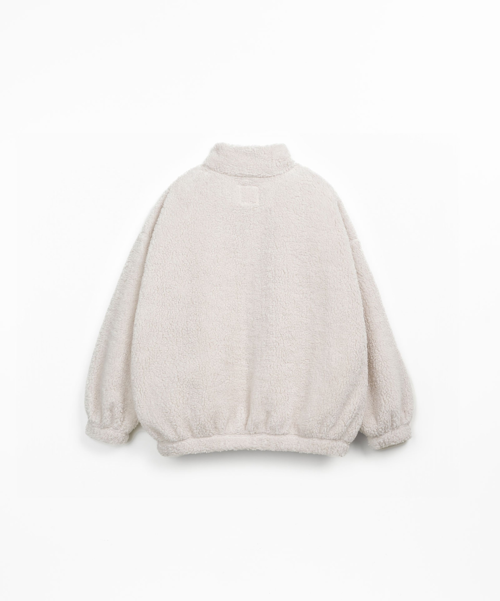 Sudadera de pelo en algodn orgnico