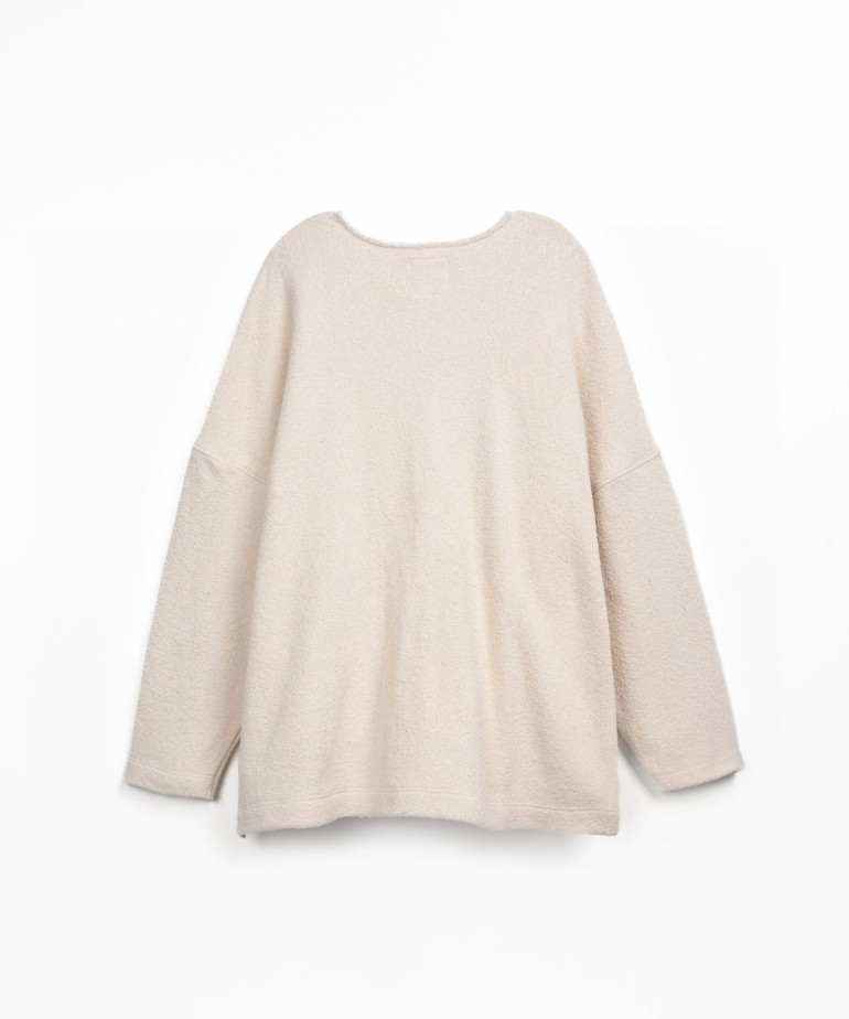 Giacca in maglia con misto fibre