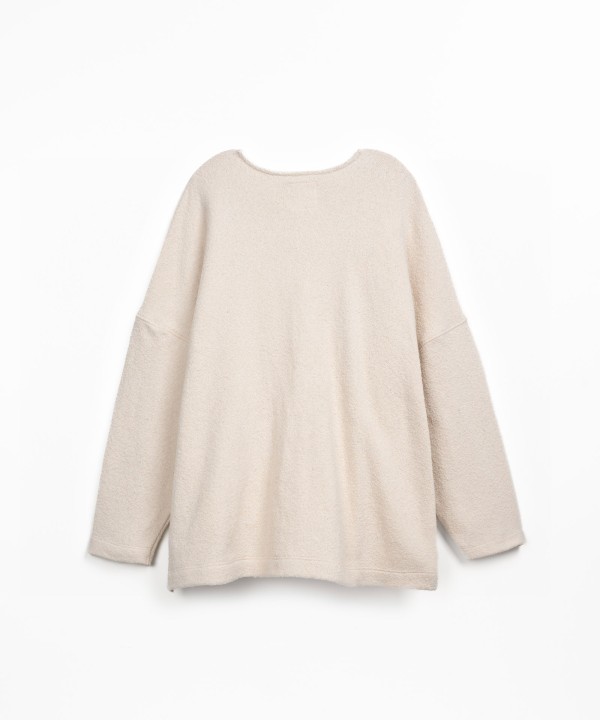 Giacca in maglia con misto fibre