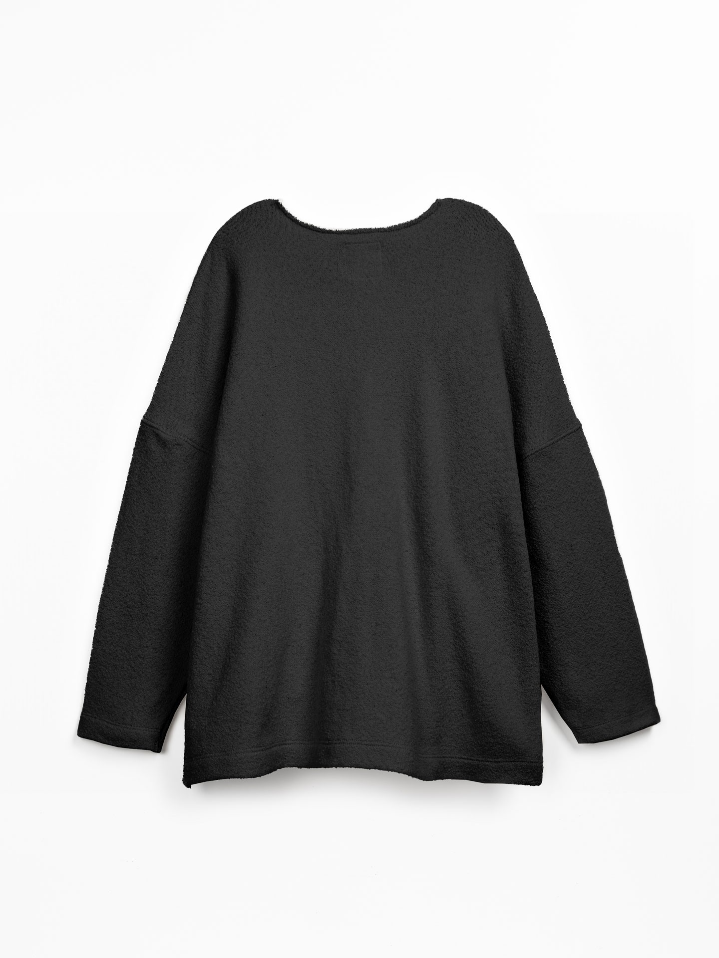 Chaqueta de punto con mezcla de fibras