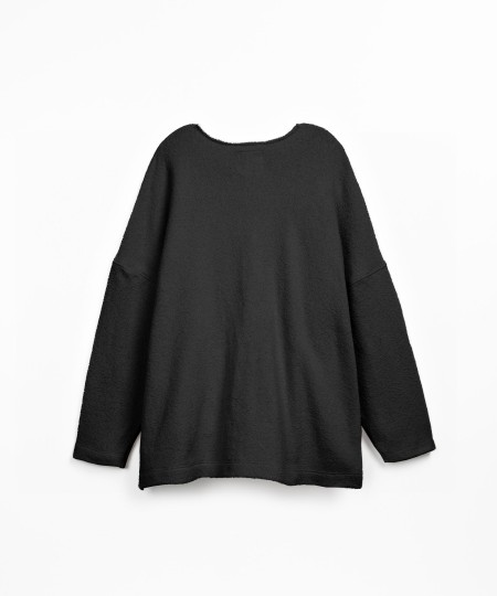 Giacca in maglia con misto fibre