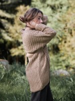 Giacca tricot con misto fibre naturali e riciclate Giacca tricot con misto fibre naturali e riciclate