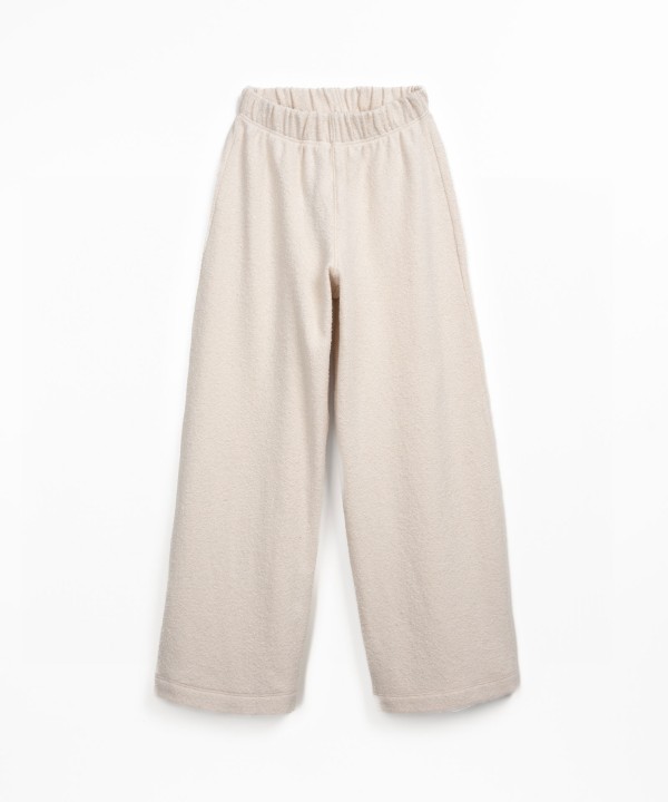 Knit pants in organic and regenerative cotton