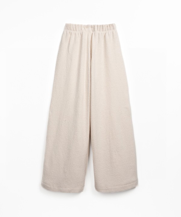 Knit pants in organic and regenerative cotton
