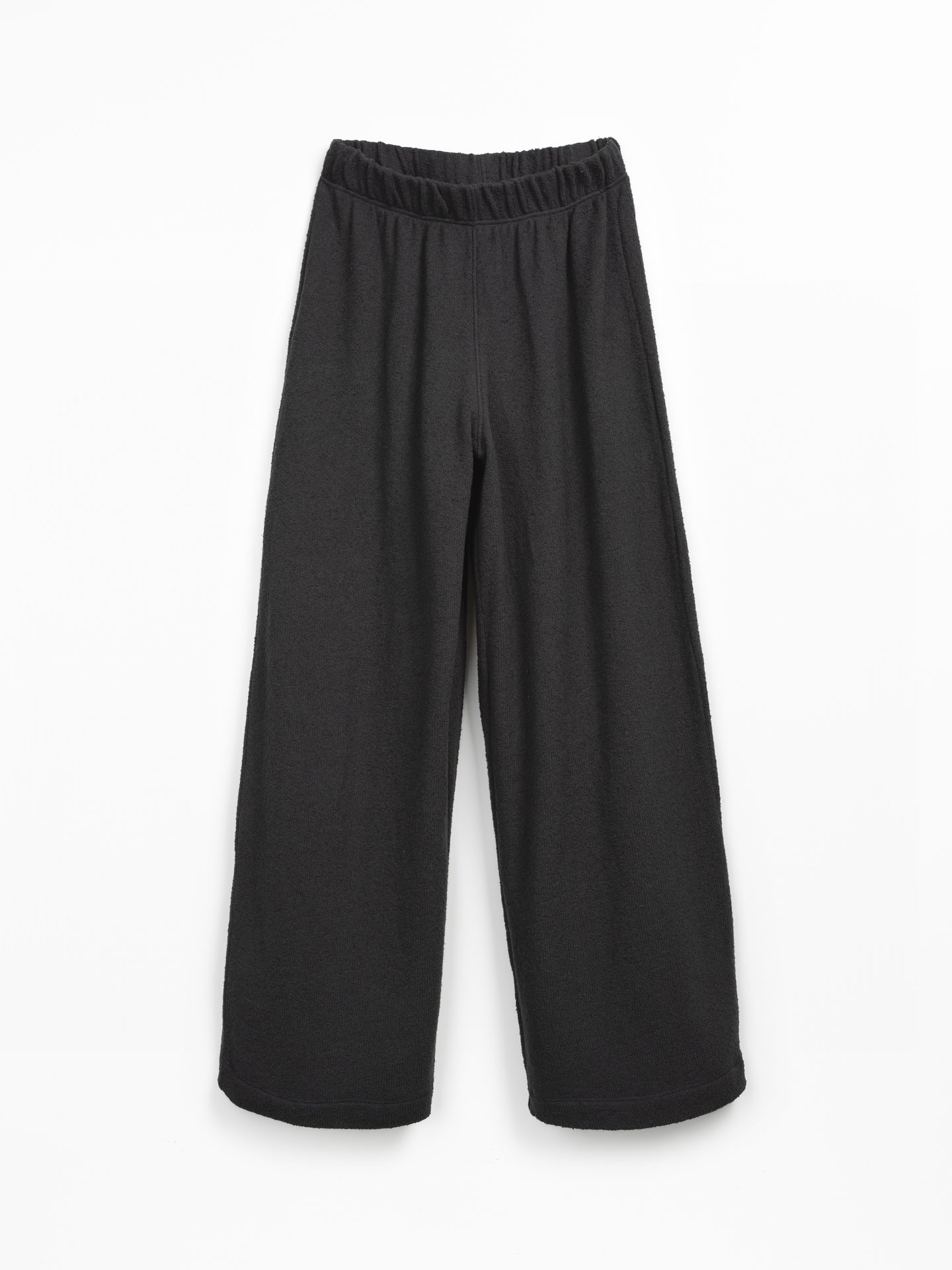 Calça de malha em algodão orgânico e algodão regenerativo