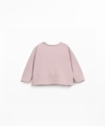Jersey t-shirt with shoulder opening