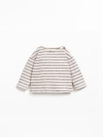 T-shirt em malha de algod�o org�nico
