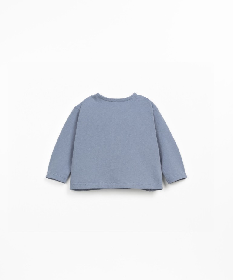 Camiseta de punto con mezcla de algodn orgnico y algodn reciclado