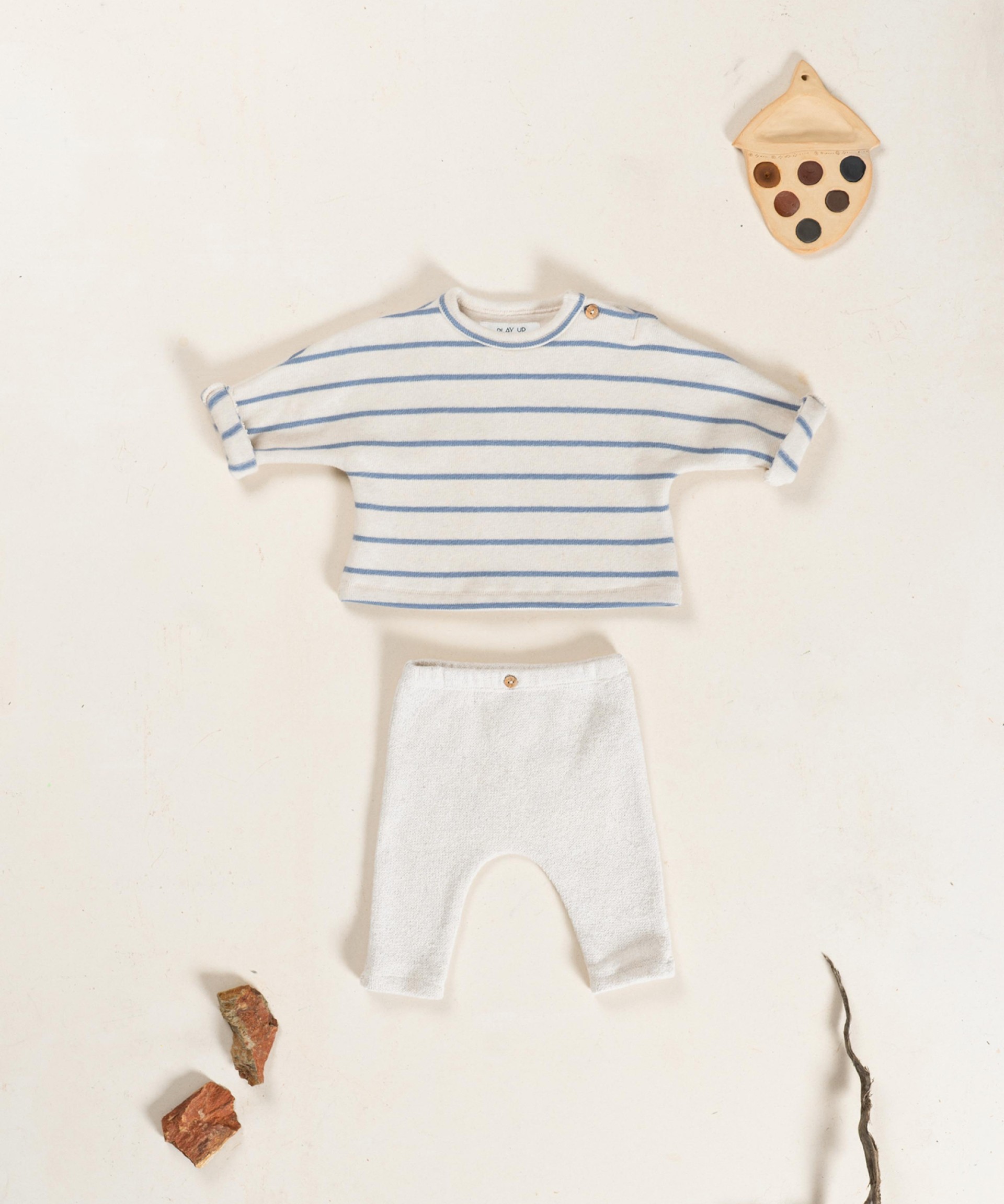 Striped jersey T-shirt