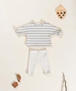 Striped jersey T-shirt