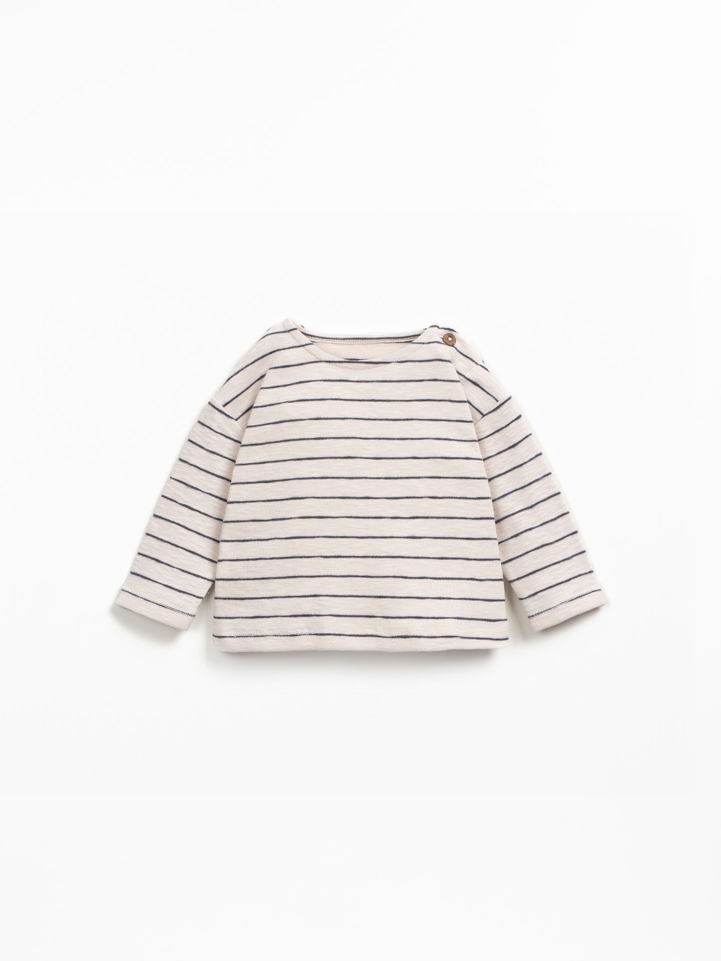 T-shirt em malha de algodão orgânico