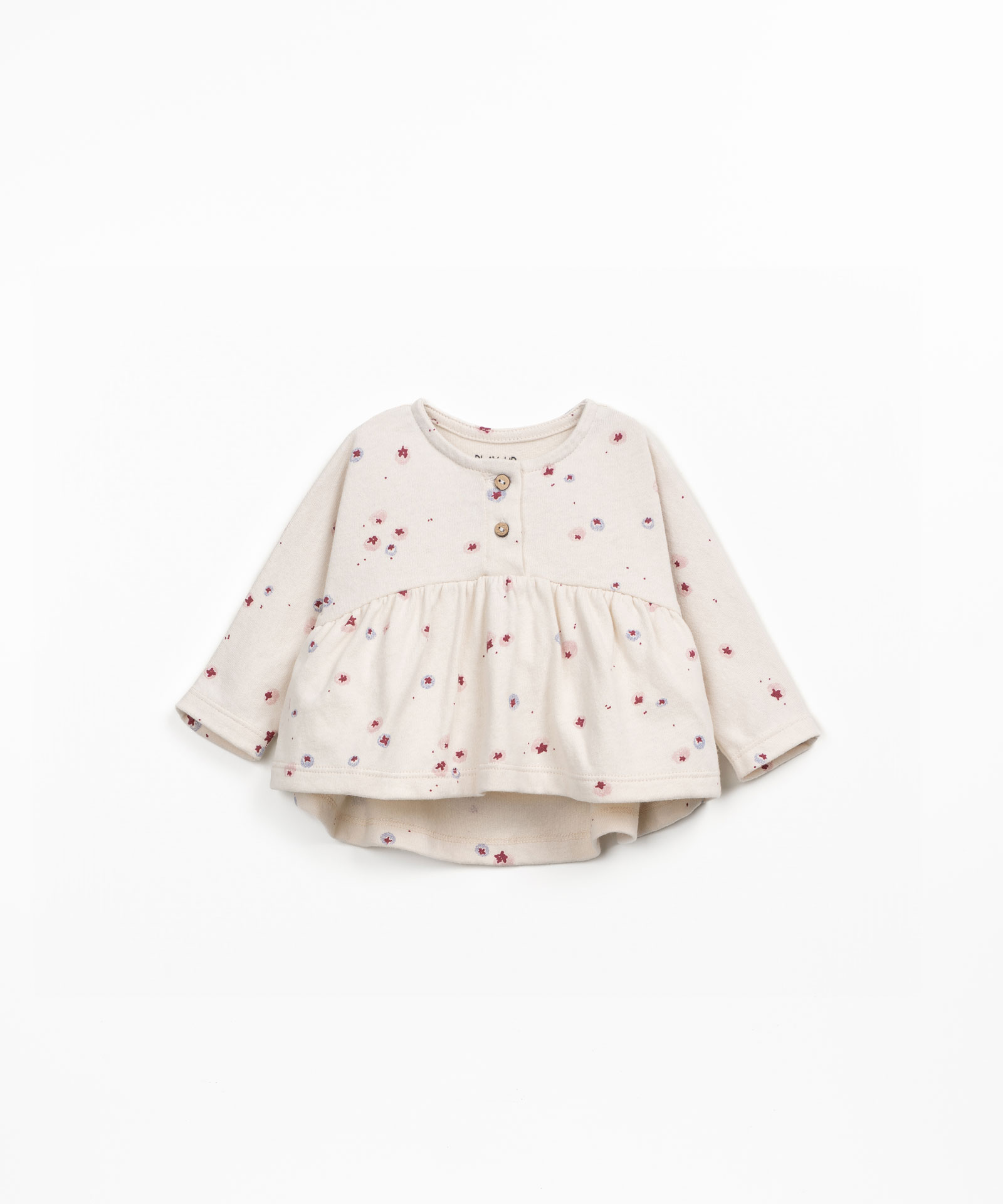 Jersey t-shirt with blueberry print