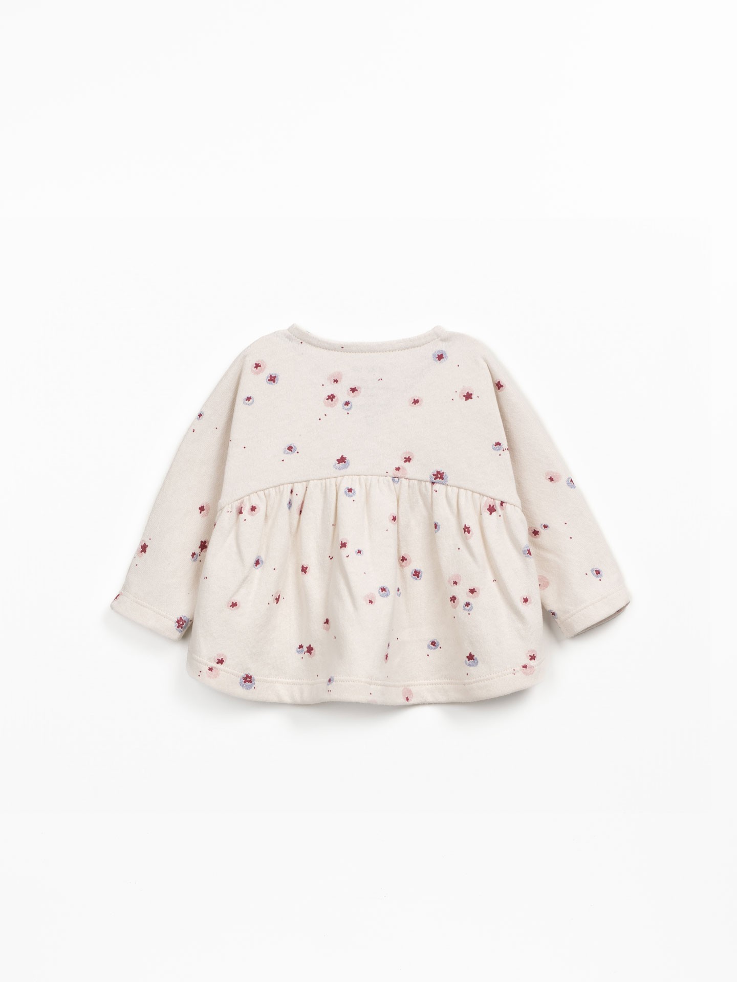 T-shirt de malha com estampado de mirtilos