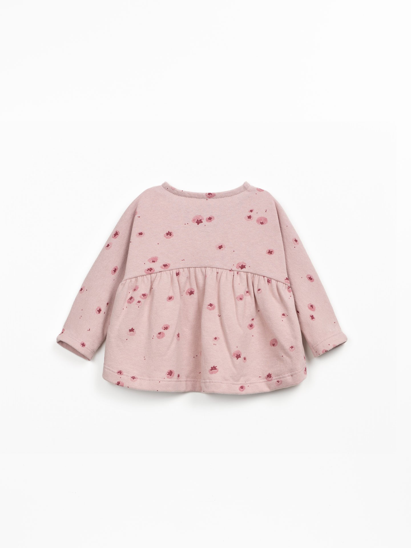 T-shirt de malha com estampado de mirtilos