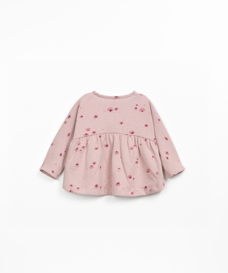 Camiseta de punto con estampado de arndanos