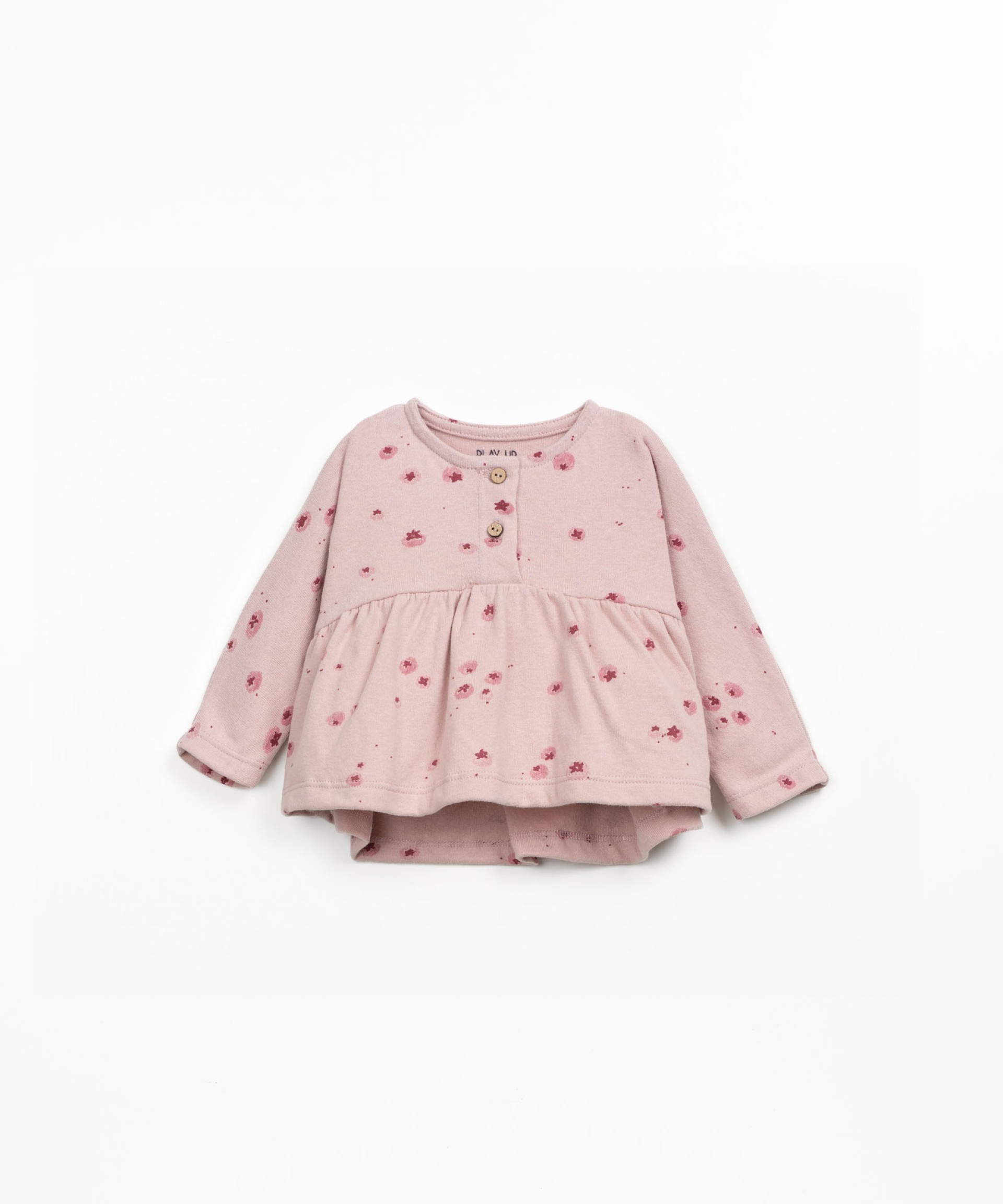 Jersey t-shirt with front opening | Wooden Memories