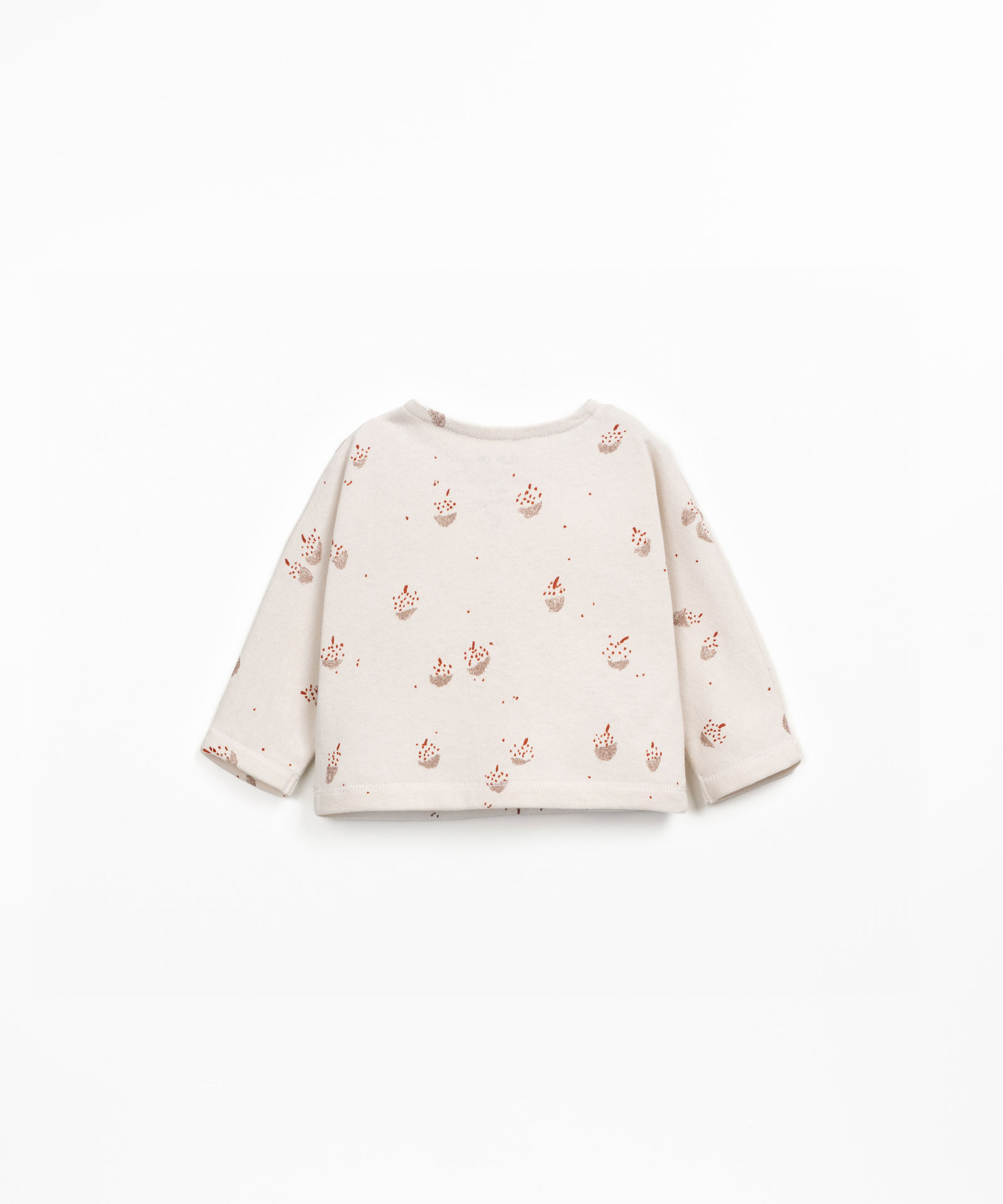 Jersey T-shirt made with a blend of natural and recycled fibers