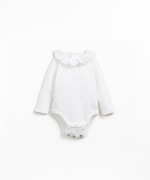Bodysuit with collar detail