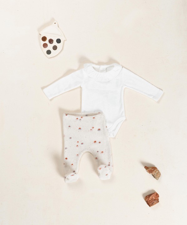 Organic cotton jersey bodysuit